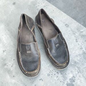 Women’s Casual Slip-On Leather Loafers - Brown